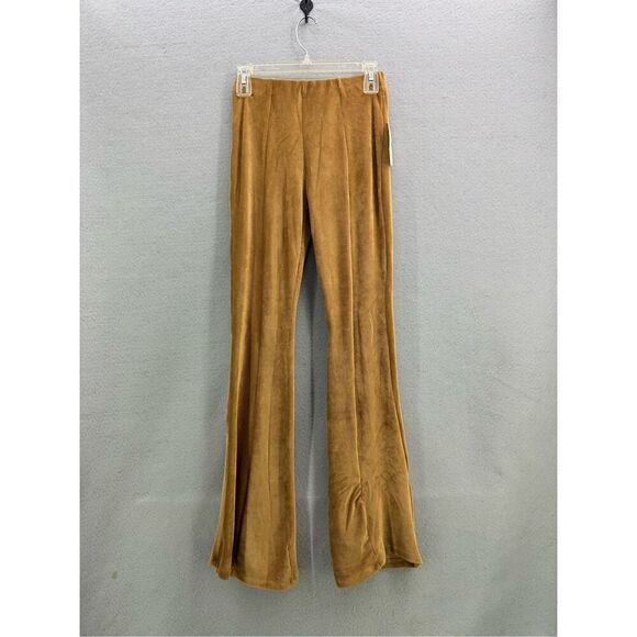 NWT Altar'd State Womens Camel Tan Sophie Flared Pull-on Corduroy Pants Small - Picture 1 of 7